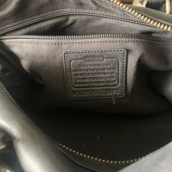 Coach Black legacy Haley Leather Satchel - Picture 5 of 7